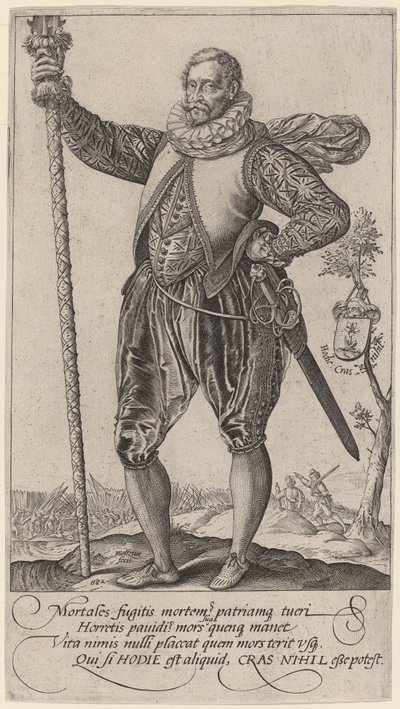 Un picchiere girato a sinistra da Hendrik Goltzius