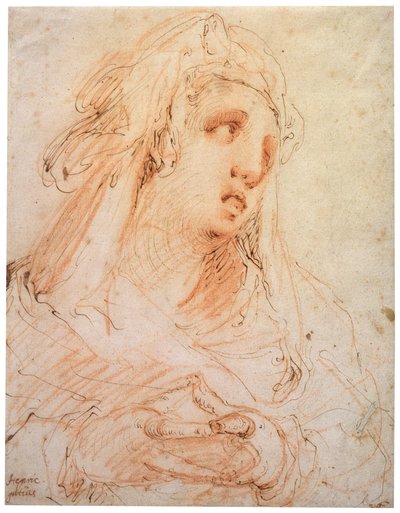 Una giovane donna Maria Maddalena, fine XVI o inizio XVII secolo da Hendrik Goltzius