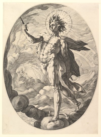 Apollo, 1588 da Hendrik Goltzius