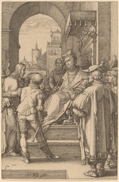 Cristo davanti a Pilato da Hendrik Goltzius