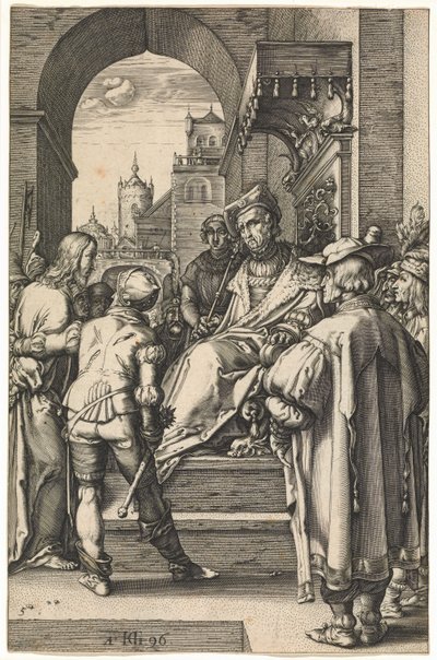 Cristo davanti a Pilato da Hendrik Goltzius