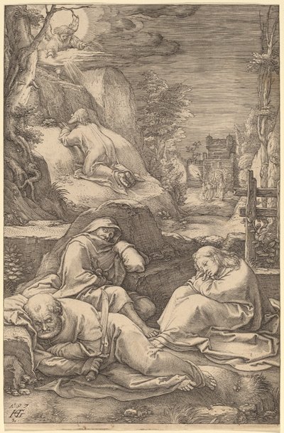 Cristo sul Monte degli Ulivi da Hendrik Goltzius