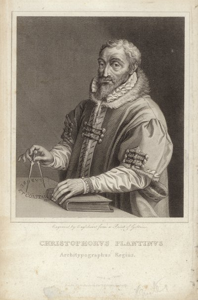 Christophe Plantin da Hendrik Goltzius
