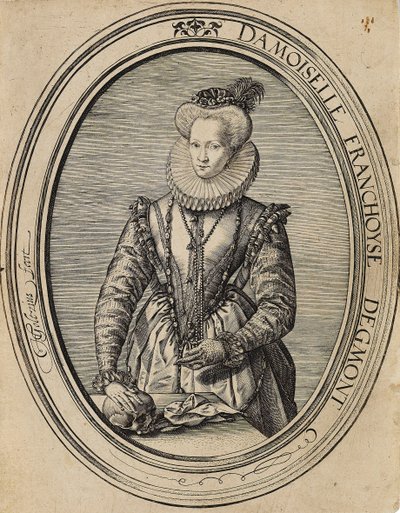Françoise di Lussemburgo, Contessa di Gavre, Dame de Fiennes da Hendrik Goltzius