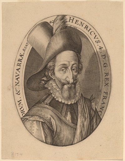 Enrico IV, Re di Francia da Hendrik Goltzius