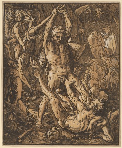 Ercole uccide Caco da Hendrik Goltzius