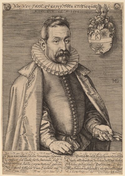 Jan Nicquet da Hendrik Goltzius