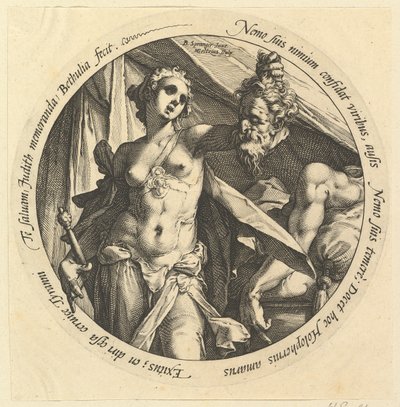Giuditta con la testa di Oloferne da Hendrik Goltzius