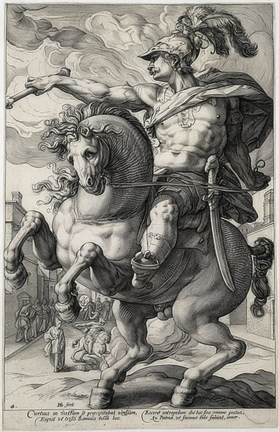 Marco Curzio da Hendrik Goltzius