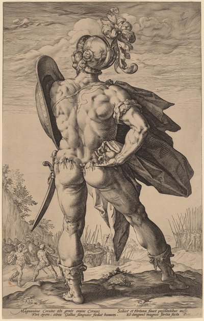 Marco Valerio Corvo da Hendrik Goltzius