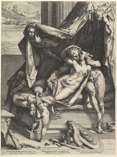 Marte e Venere da Hendrik Goltzius