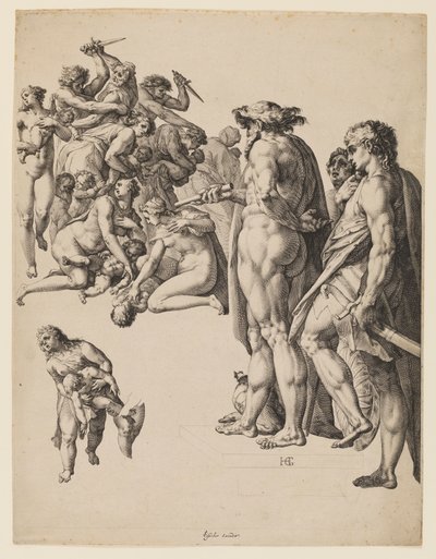 Massacro degli innocenti da Hendrik Goltzius