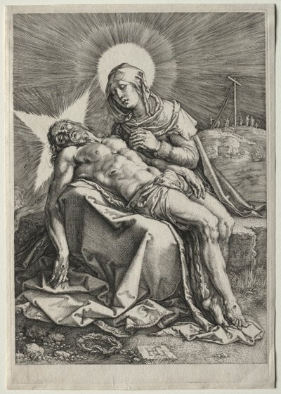 Pietà, 1596 da Hendrik Goltzius