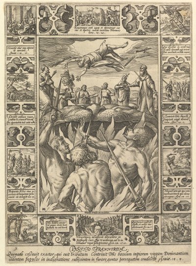Punitio Tirannorum, dalle Allegorie della Fede Cristiana da Hendrik Goltzius