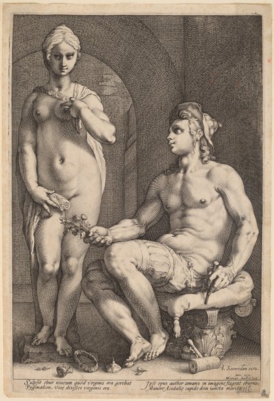 Pigmalione e Galatea da Hendrik Goltzius