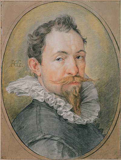 Autoritratto, ca 1594 da Hendrik Goltzius
