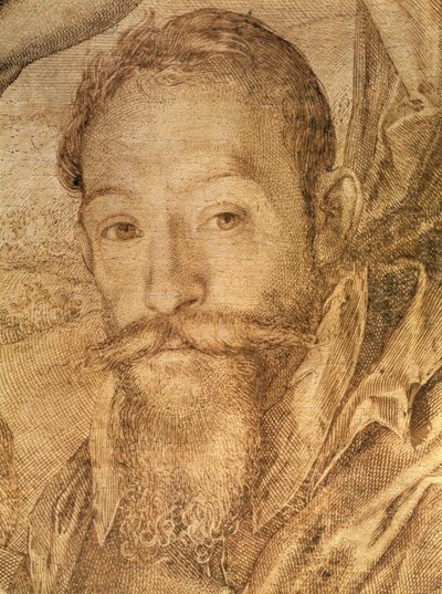 Autoritratto (dettaglio) da Hendrik Goltzius
