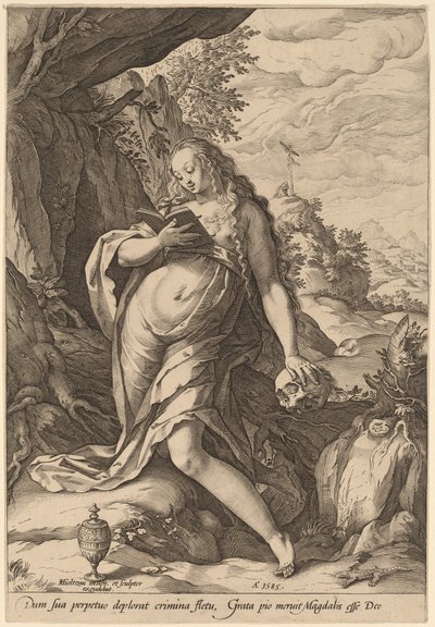 Santa Maria Maddalena penitente da Hendrik Goltzius