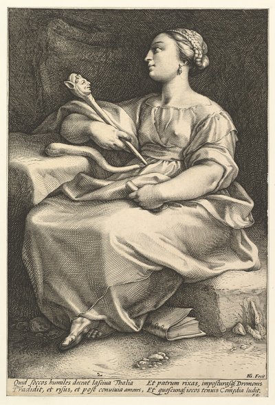 Thalia da Hendrik Goltzius