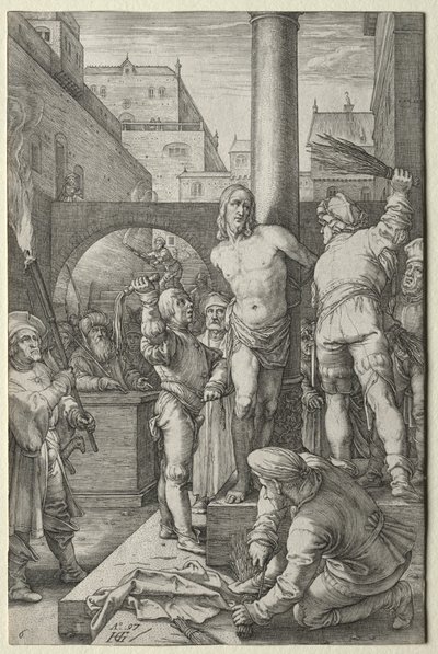 La Flagellazione dalla Passione da Hendrik Goltzius