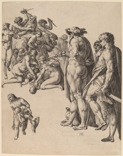 Il Massacro degli Innocenti da Hendrik Goltzius
