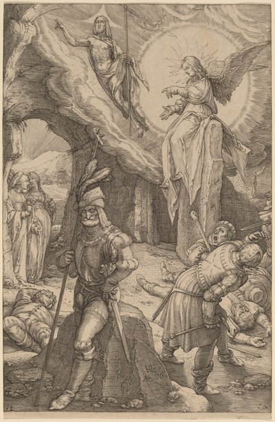 La resurrezione da Hendrik Goltzius