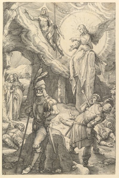 La Resurrezione, dalla Passione di Cristo da Hendrik Goltzius