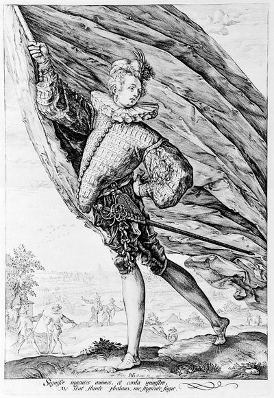 Il grande portabandiera da Hendrik Goltzius