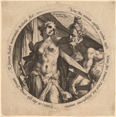 Giuditta con la testa di Oloferne da Hendrik Goltzius, after Bartholomaeus Spranger