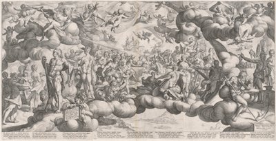 Il matrimonio di Cupido e Psiche da Hendrik Goltzius after Bartholomaeus Spranger