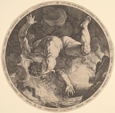 Issione da Hendrik Goltzius, after Cornelis Cornelisz van Haarlem