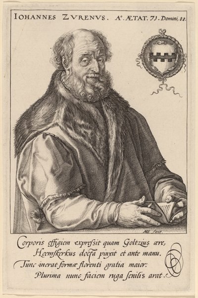 Johannes Zurenus (Jan van Zuren) da Hendrik Goltzius after Maerten van Heemskerck