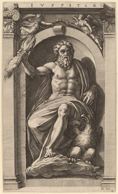Giove da Hendrik Goltzius after Polidoro da Caravaggio