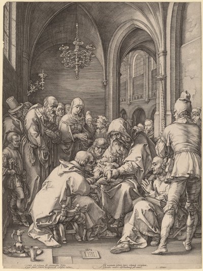 La Circoncisione da Hendrik Goltzius in the style of Albrecht Dürer