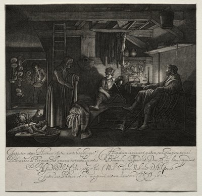 Giove e Mercurio a casa di Filemone e Bauci da Hendrik Goudt