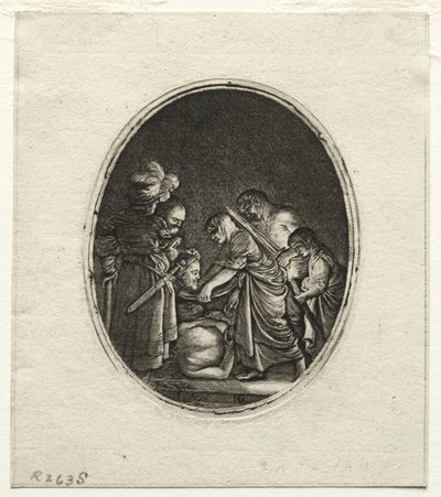 La decapitazione di San Giovanni Battista da Hendrik Goudt