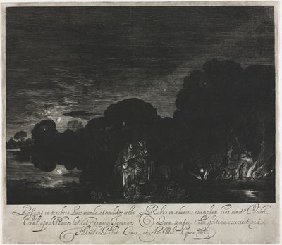 La fuga in Egitto da Hendrik Goudt