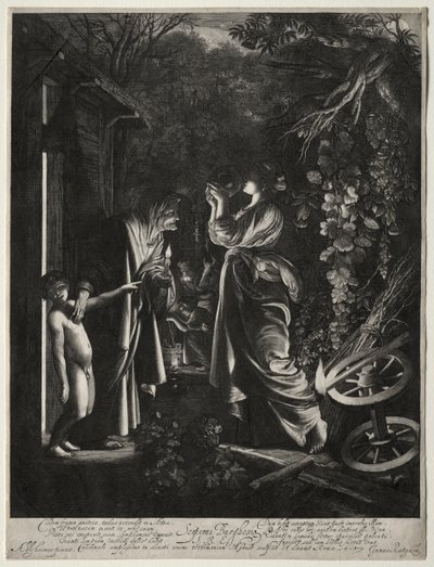 La derisione di Cerere da Hendrik Goudt
