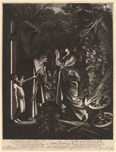 La Derisione di Cerere da Hendrik Goudt after Adam Elsheimer