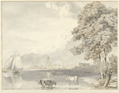 Veduta del Reno a Rhenen da Hendrik Hoogers