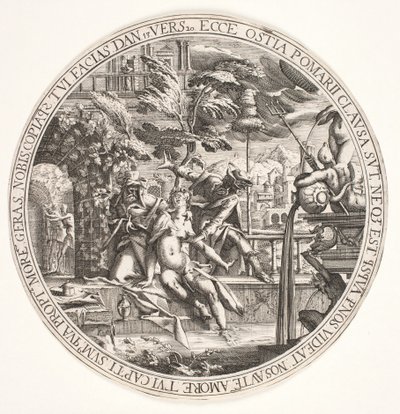 Susanna al bagno da Hendrik I Hondius