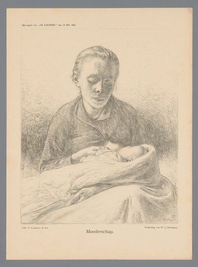 Maternità da Hendrik Johannes Haverman