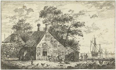 Fattoria lungo un fiume da Hendrik Kobell