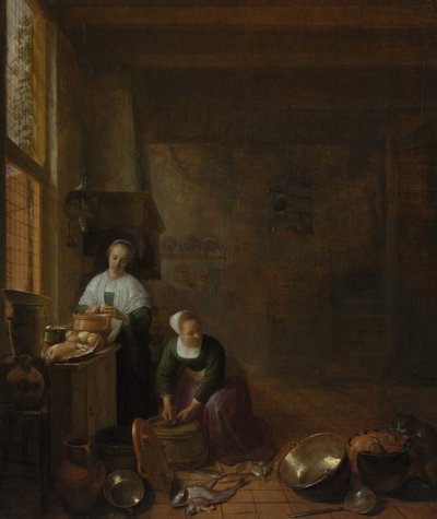 Una cucina, ca. 1643 da Hendrik Martensz. Sorgh
