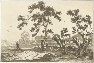 Alberi lungo una strada da Hendrik Meijer