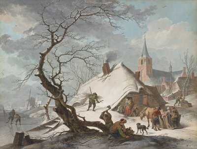 Una scena invernale da Hendrik Meyer