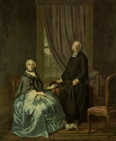 Ritratto di Petrus Bliek, ministro rimostrante ad Amsterdam, con sua moglie Cornelia Drost da Hendrik Pothoven