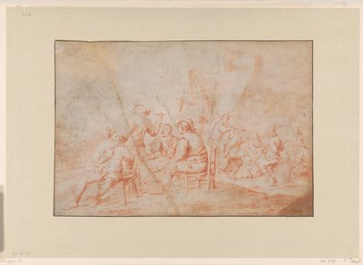 Compagnia allegra del villaggio da Hendrik Potuyl