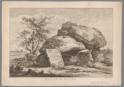 Dolmen vicino al villaggio di Midlaren Hunnebed by Midlaren (titolo sull