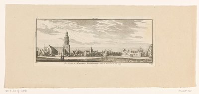Veduta di IJsselstein, 1774 da Hendrik Spilman